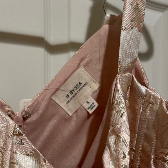 If By Sea Anthropologie Sleeveless Floral Jacquard Maxi Dress size S - Picture 8 of 10